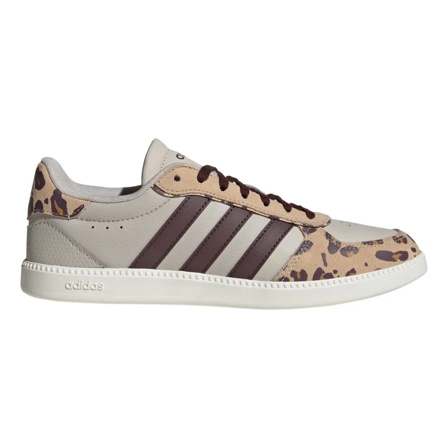 Adidas Women's Beige Breaknet Sleek Sneakers, JR9307