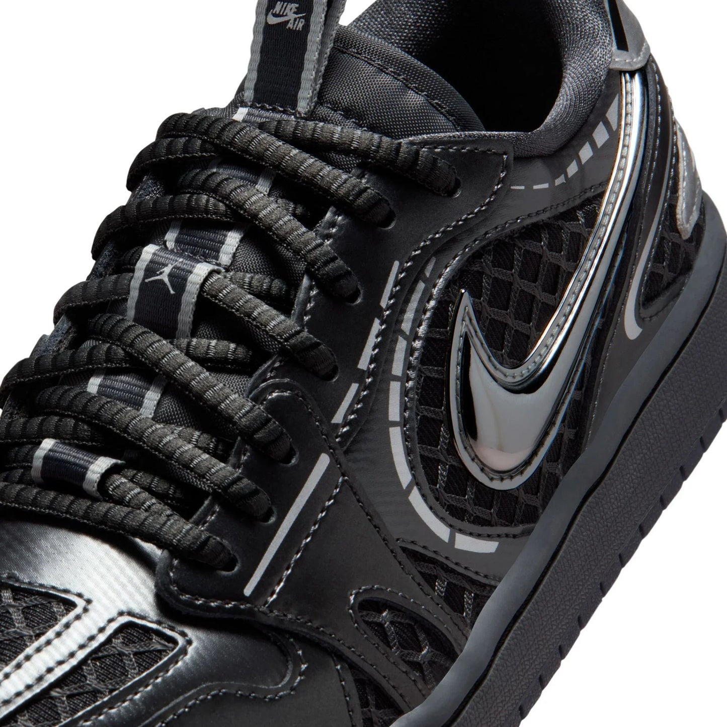 Air Jordan 1 Low Method of Make V3 'Black Metallic Silver' Women's (2025)