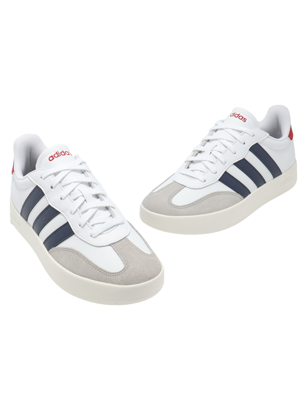 Adidas Men's White/Navy/Red Barreda Sneakers, IH1228