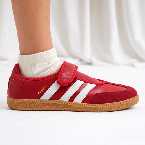 Adidas Originals Women's Red Samba Jane Shoes, JQ6446