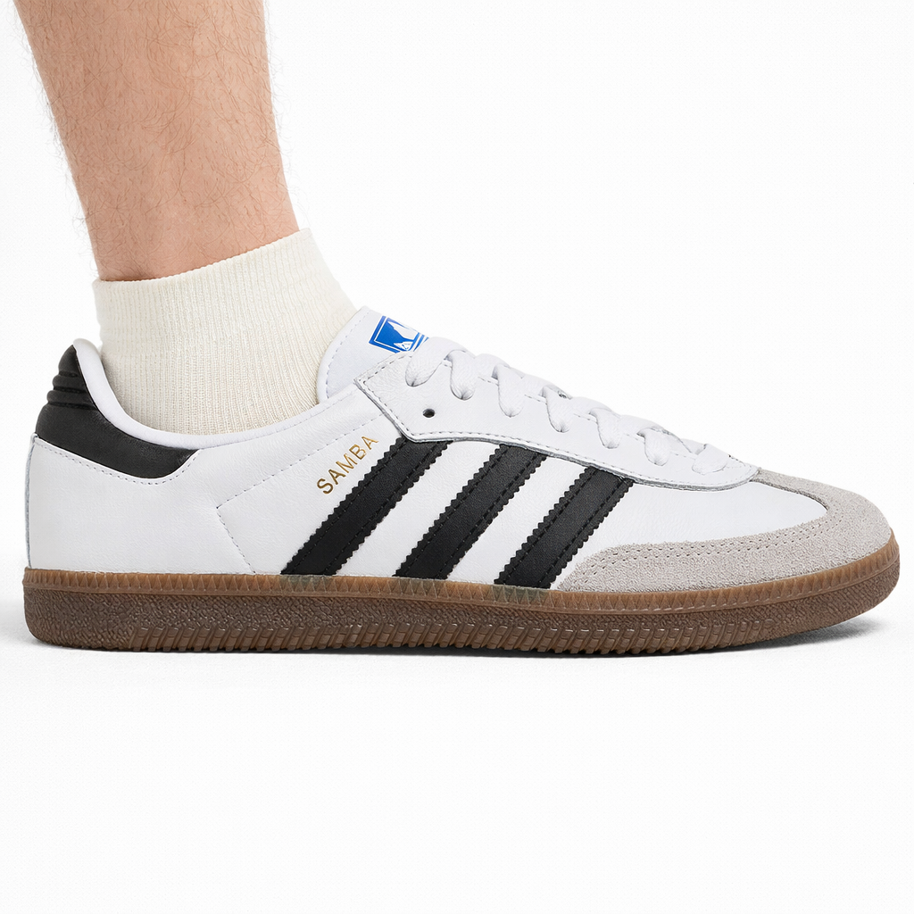 Adidas Originals Men's Samba OG Sneakers, White, B75806 (No Box)