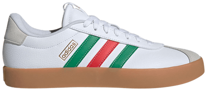 Adidas Men's VL Court Sneakers, Cloud White / Green / Red, IF4466