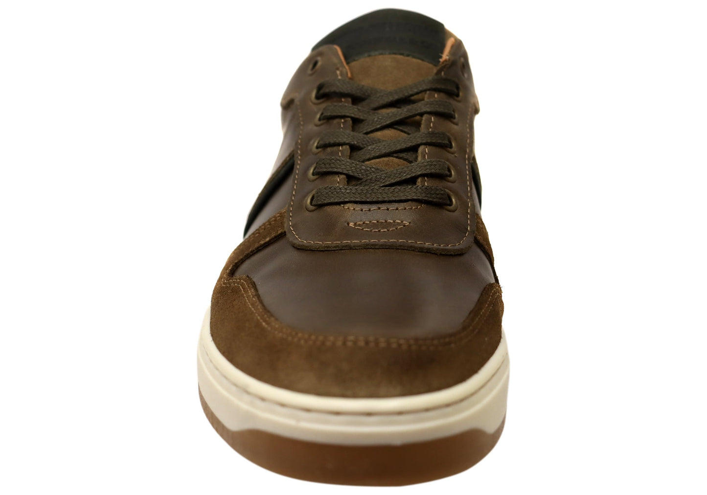 Wild Rhino Sahara Mens Comfortable Leather Lace Up Casual Shoes