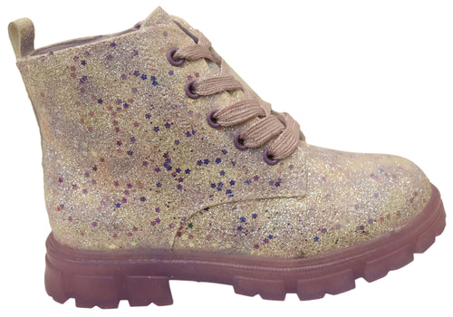 Grosby Kids Koko Lights Comfortable Girls Ankle Boots