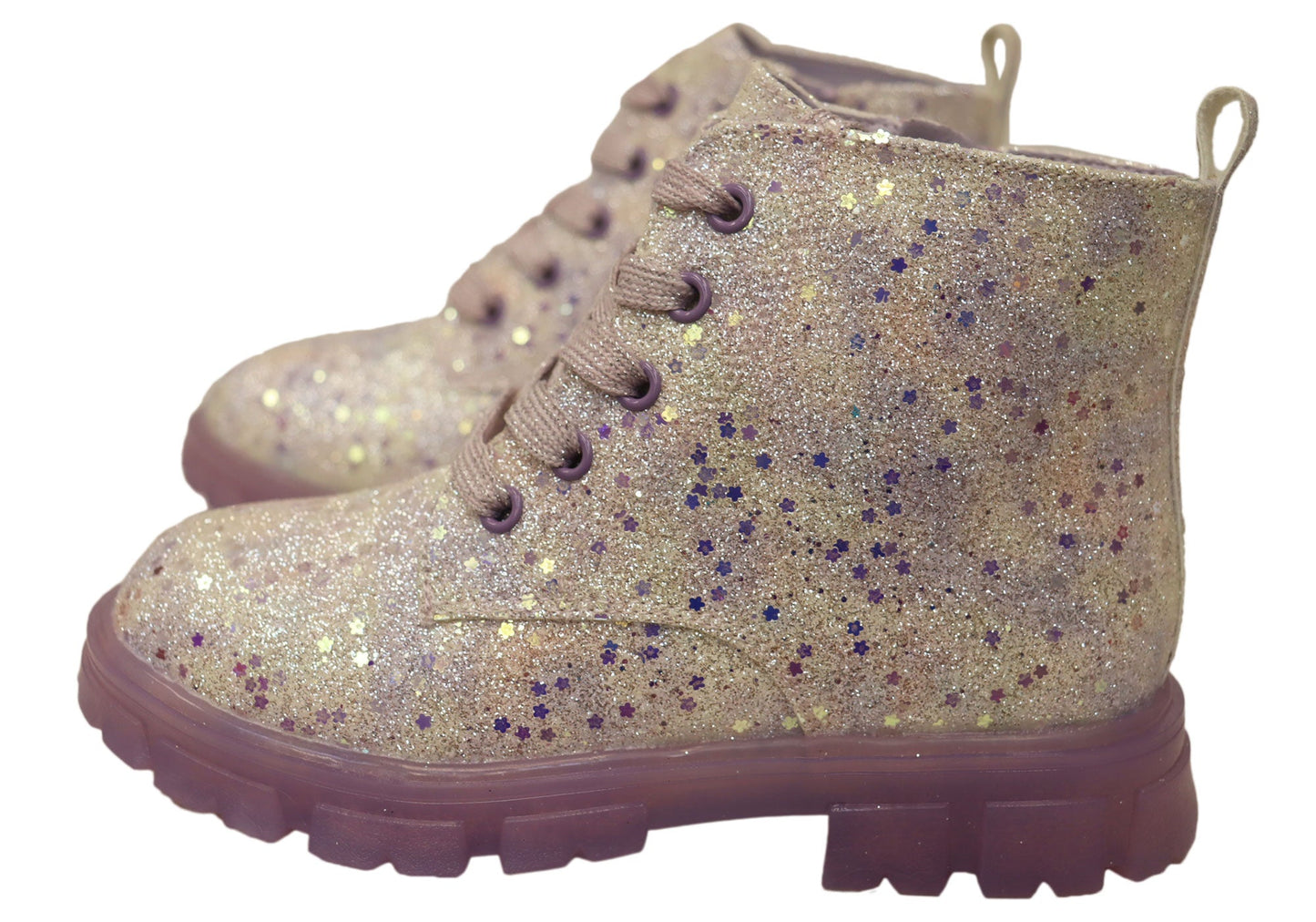 Grosby Kids Koko Lights Comfortable Girls Ankle Boots
