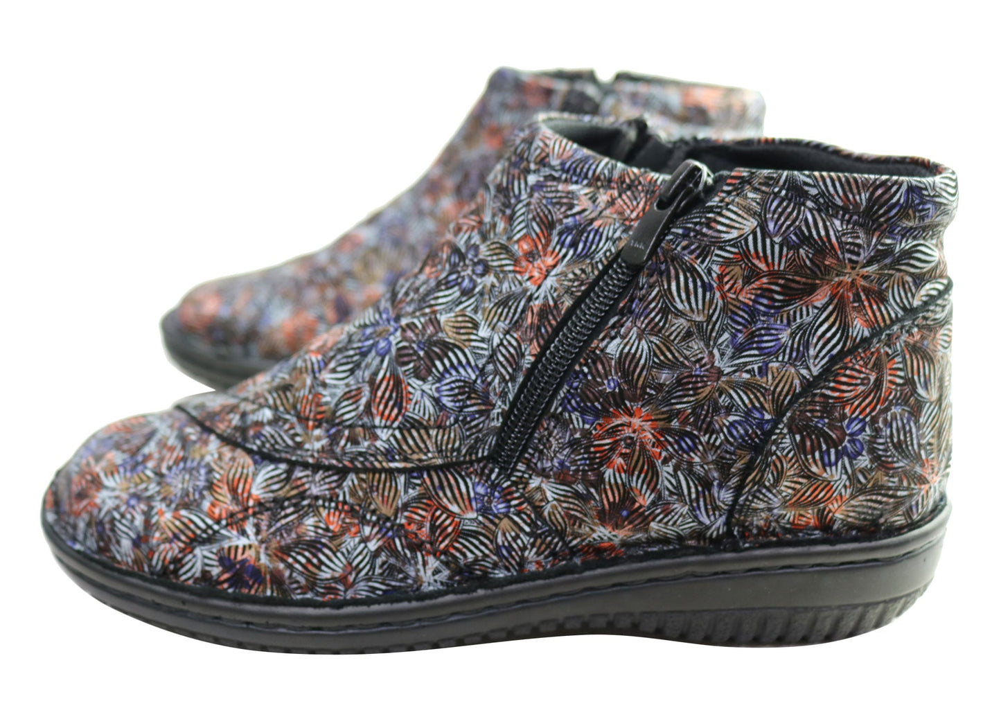 Cabello Comfort 5250-27 Womens Leather Ankle Boots