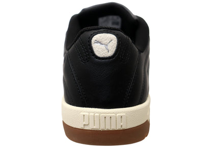 Puma Tifosi Calcio LS Mens Comfort Lace Up Casual Shoes Black Alpine