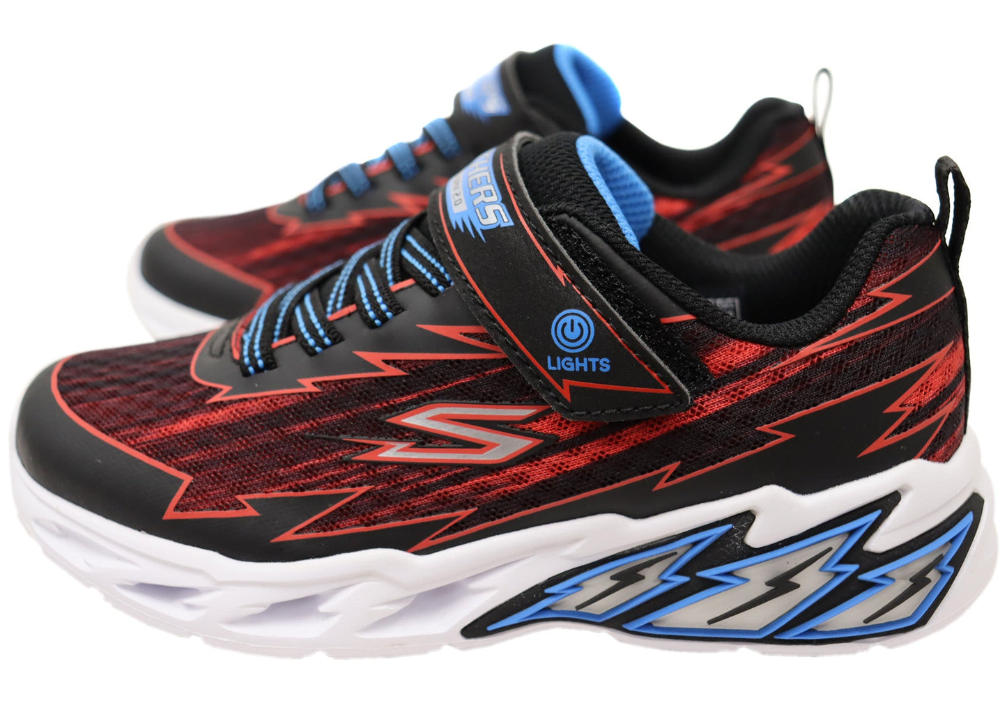 Skechers Kids Boys S Lights Light Storm 2.0 Bolt Brights Shoes
