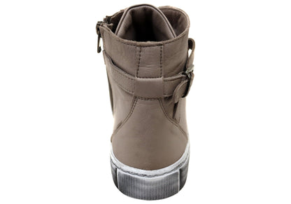 Orizonte Camora Womens European Comfortable Leather Ankle Boots