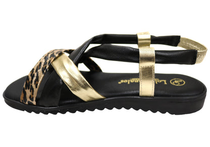 Lola Canales Lilli Womens Comfortable Leather Sandals Made In Spain