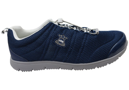 Kroten Mens Travelwalker 3E Extra Wide Comfortable Walking Shoes