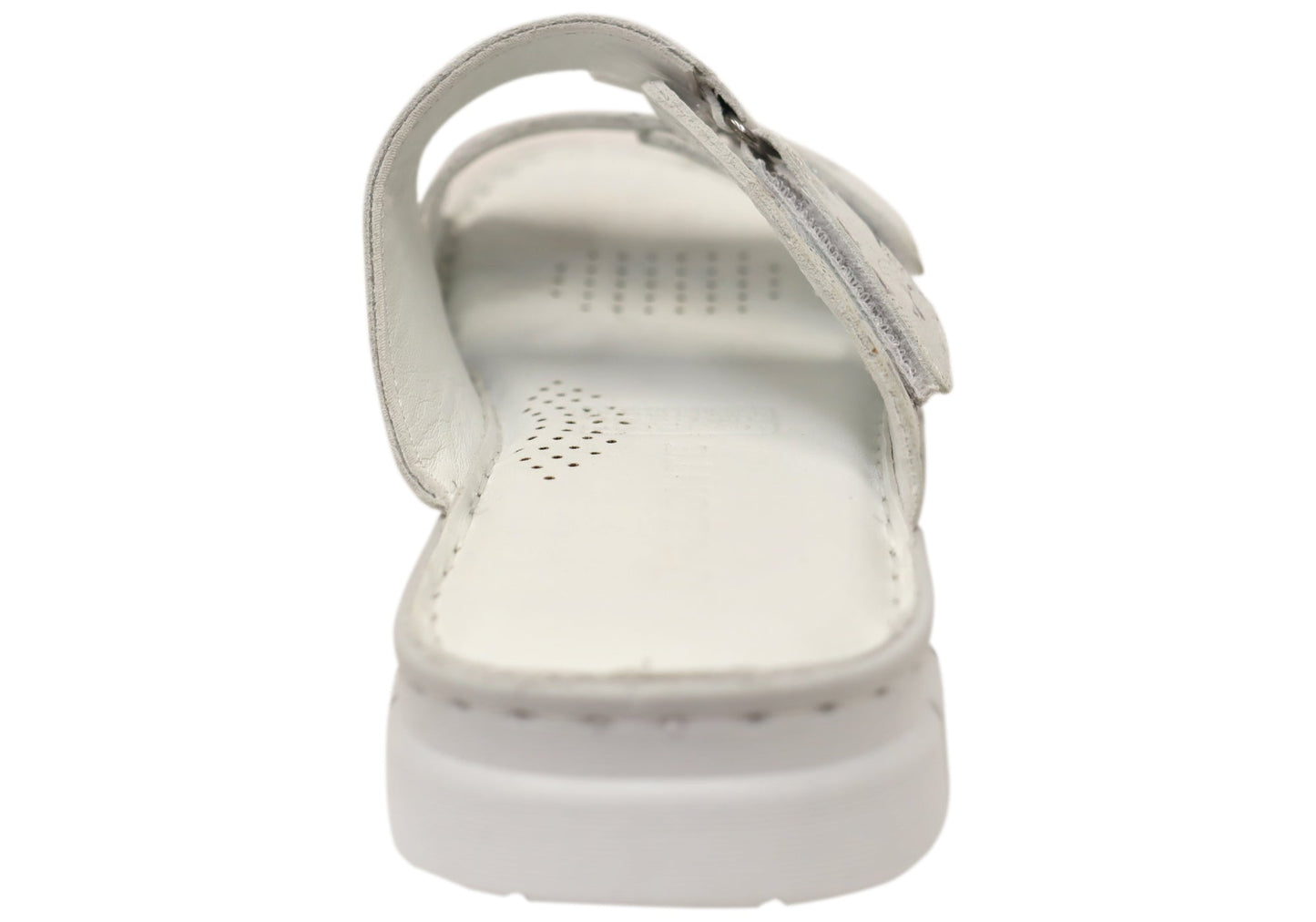 Orizonte Nerine Womens Comfortable European Leather Slides Sandals