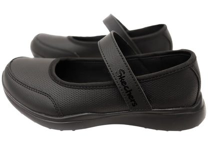 Skechers Microstrides Recess Rules Kids Girls Mary Jane School Shoes