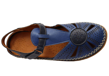 Orizonte Nayomi Womens European Leather Comfortable Shoes