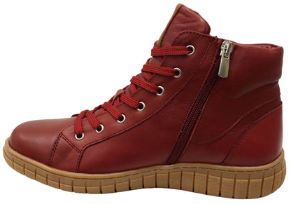 Cabello Comfort Reagan Womens Comfortable Leather European Ankle Boots