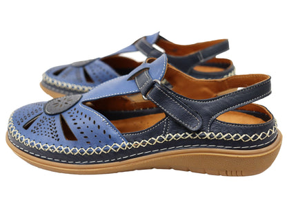 Orizonte Nayomi Womens European Leather Comfortable Shoes