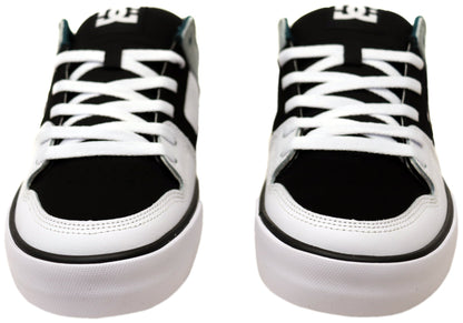 DC Shoes Mens Comfortable Leather Pure Lace Up Shoes New Teal White