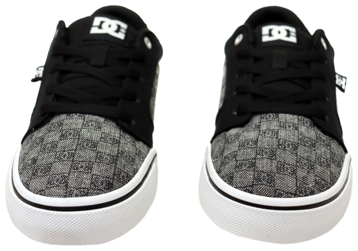 DC Shoes Mens Comfortable Anvil TX Lace Up Shoes Charcoal