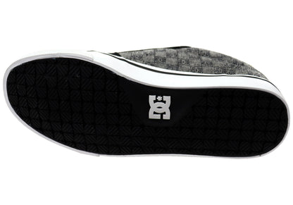 DC Shoes Mens Comfortable Anvil TX Lace Up Shoes Charcoal