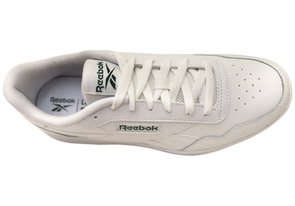 Reebok Court Advance Mens Comfortable White Lace Up Sneakers