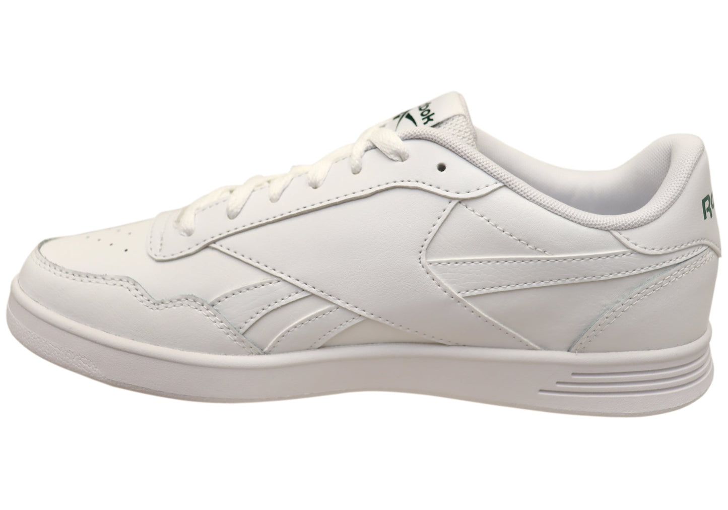 Reebok Court Advance Mens Comfortable White Lace Up Sneakers