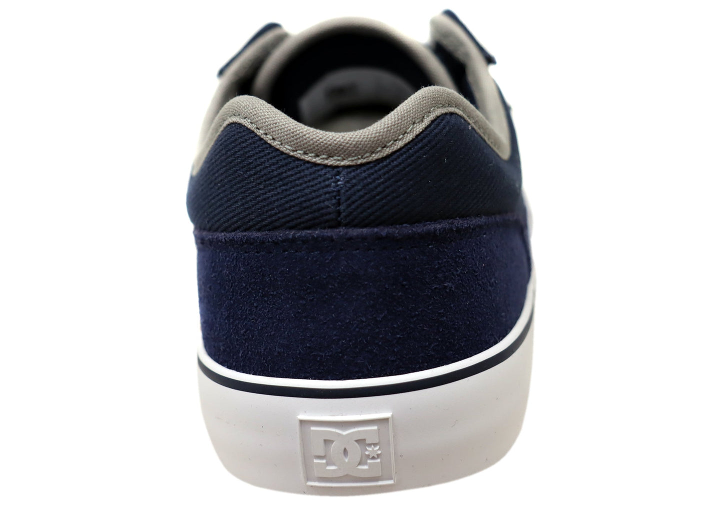 DC Shoes Mens Comfortable Tonik Leather Lace Up Shoes Navy White
