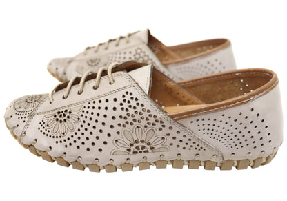 Orizonte Charmaine Womens European Comfortable Leather Shoes