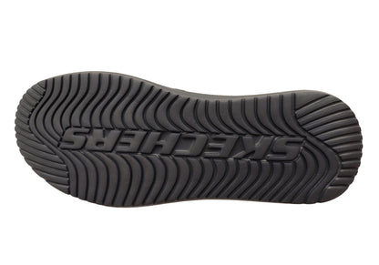 Skechers Mens Proven Valargo Comfortable Leather Lace Up Shoes