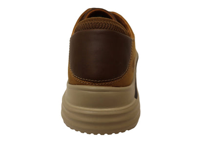 Skechers Mens Proven Valargo Comfortable Leather Lace Up Shoes