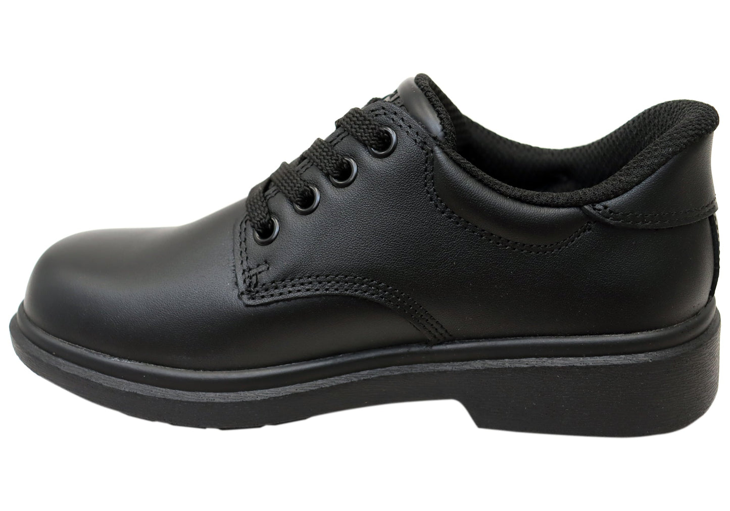Skechers Unisex Kids Smooth Tracks Classic Frame Leather School Shoes