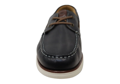 Florsheim Mens Tropics 2 Eye EE Extra Wide Tropics 2 Eye Boat Shoes