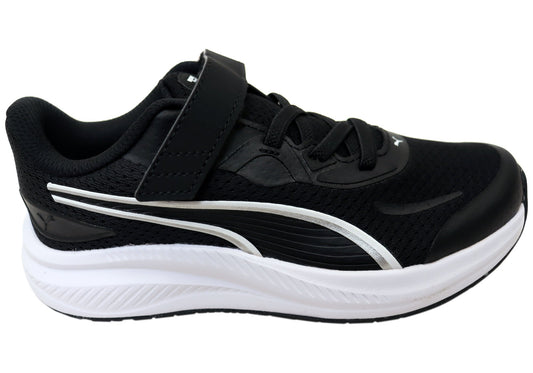 Puma Skyrocket 2 Sneakers Kids Shoes Black Puma White