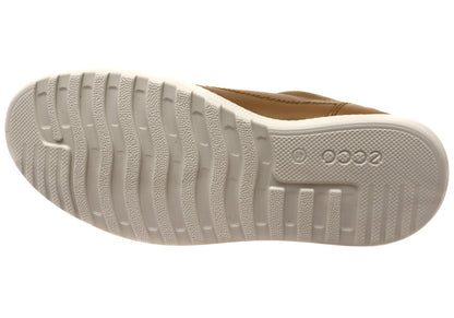 ECCO Mens Byway Comfortable Leather Casual Lace Up Shoes