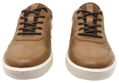 ECCO Mens Byway Comfortable Leather Casual Lace Up Shoes