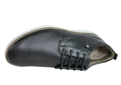 Ferricelli Stevie Mens Leather Dress Casual Shoes Made In Brazil