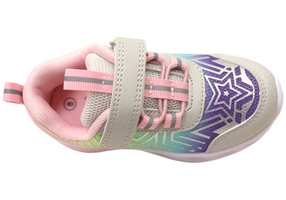 Koala Lights Xing Comfortable Toddler Junior Girls Kids Light Up Shoes