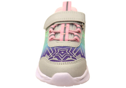 Koala Lights Xing Comfortable Toddler Junior Girls Kids Light Up Shoes