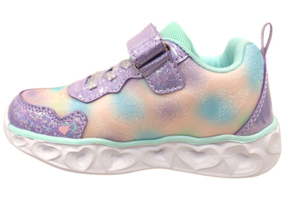 Koala Lights Petra Comfortable Girls Kids Light Up Shoes