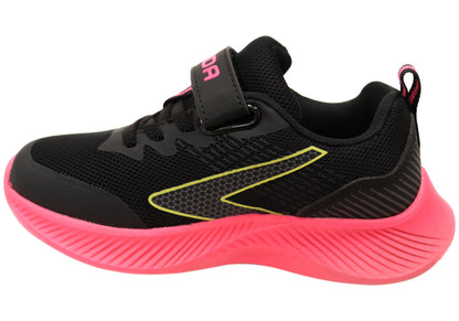 Sfida Kaleido Kids Girls Comfortable Adjustable Strap Athletic Shoes
