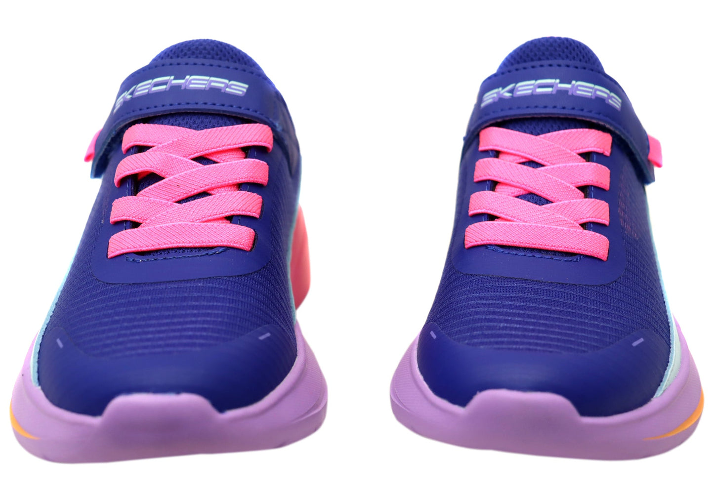 Skechers Kids Girls Wave 92 Imara Lite Comfortable Shoes Navy Multi