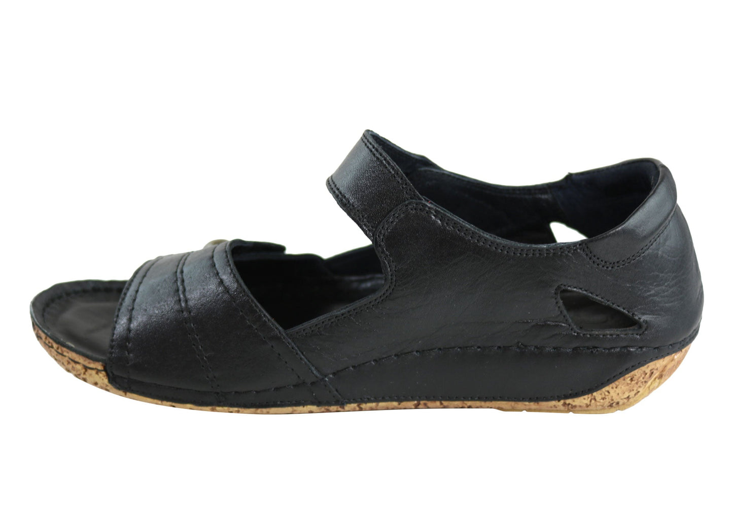 Cabello Comfort Mali Womens Leather Comfort Sandals Made In Turkey