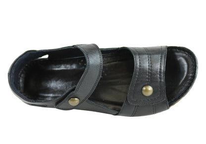 Cabello Comfort Mali Womens Leather Comfort Sandals Made In Turkey