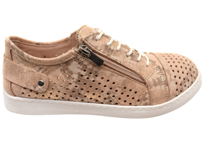 Cabello Comfort EG17P Womens European Leather Casual Shoes