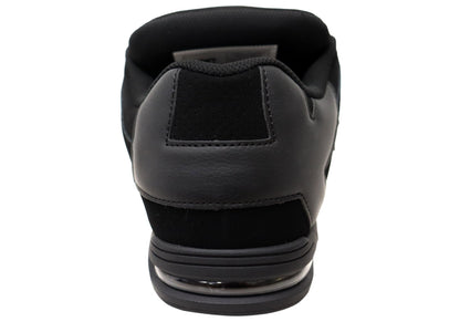 DC Shoes Mens Comfortable Leather DC Command Shoes Black
