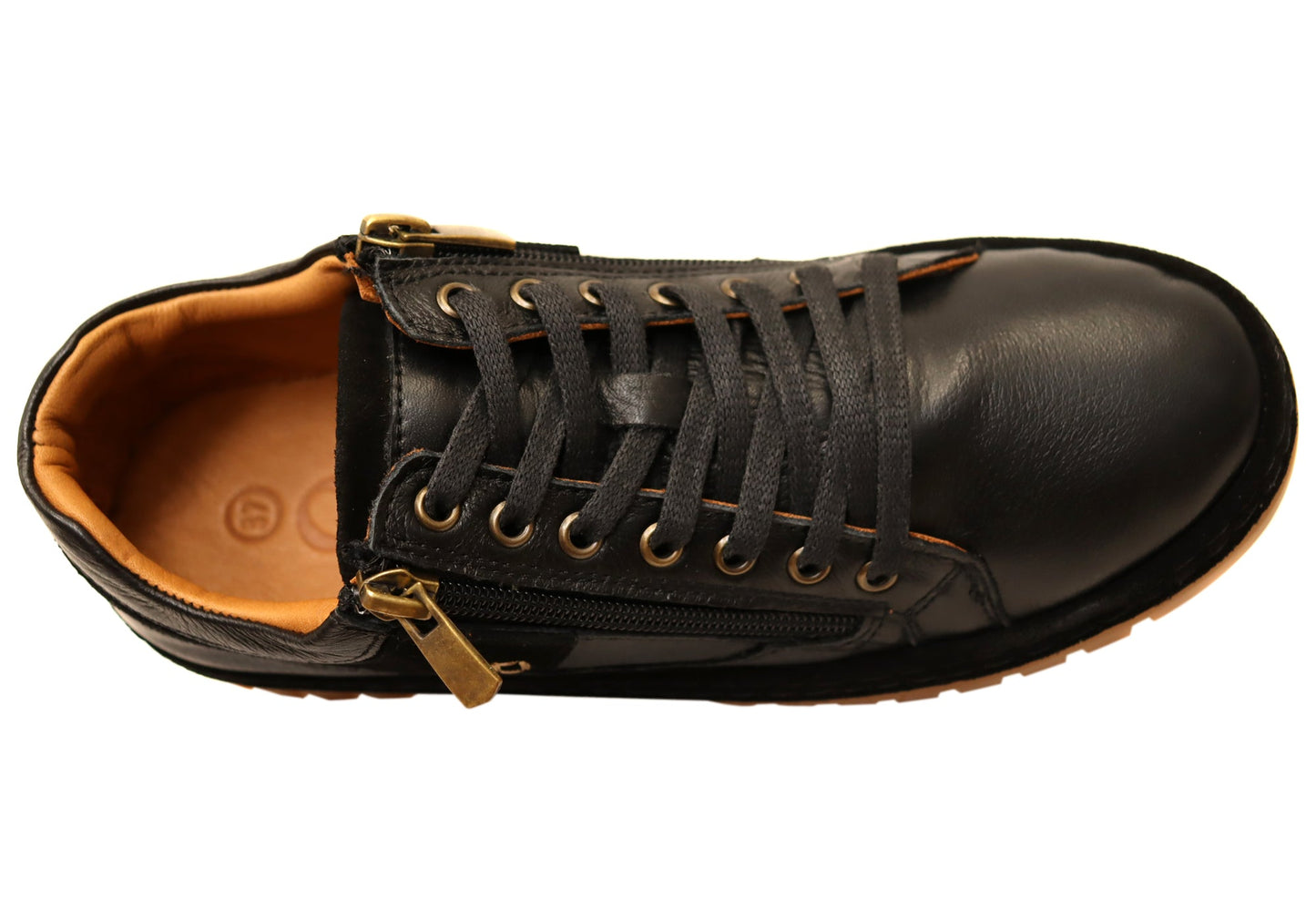Cabello Comfort Wren Womens Leather Wide Fit Leather Casual Shoes