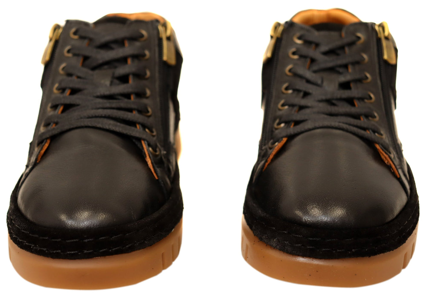 Cabello Comfort Wren Womens Leather Wide Fit Leather Casual Shoes