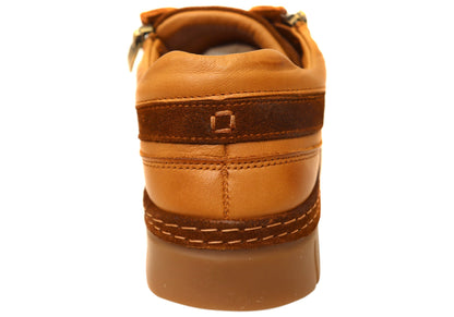 Cabello Comfort Wren Womens Leather Wide Fit Leather Casual Shoes