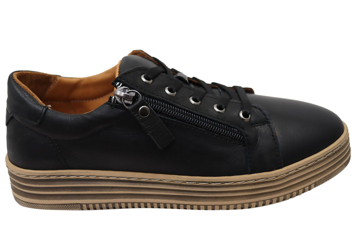 Cabello Comfort Cyra Womens Leather European Leather Casual Shoes