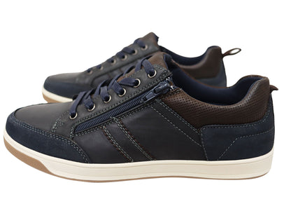 Explorer Madden Mens Comfortable Leather Lace Up Casual Shoes