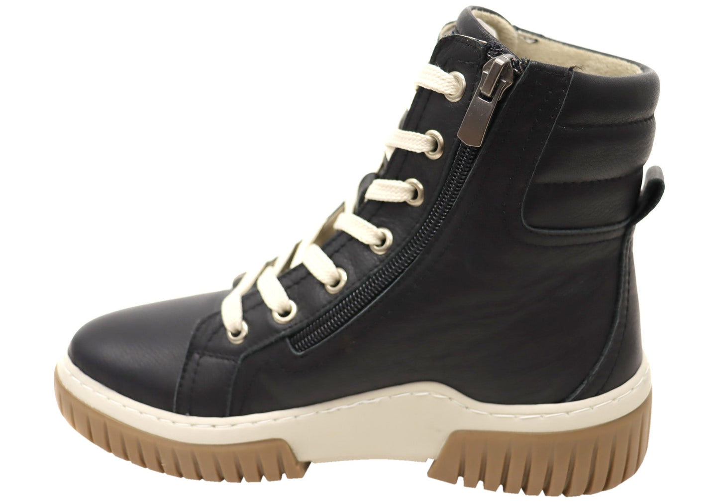 Cabello Comfort Petra Womens European Comfortable Leather Boots
